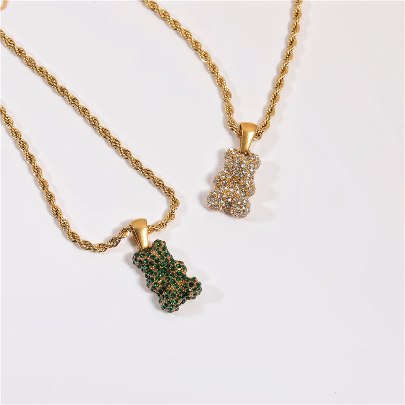 Soleivera™ Emerald Teddy Necklace