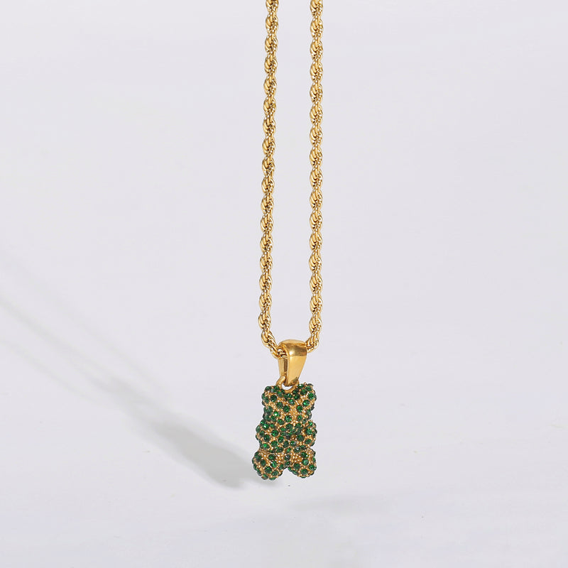 Soleivera™ Emerald Teddy Necklace