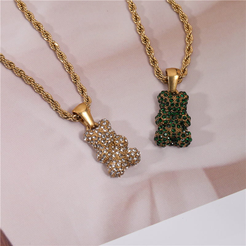 Soleivera™ Emerald Teddy Necklace